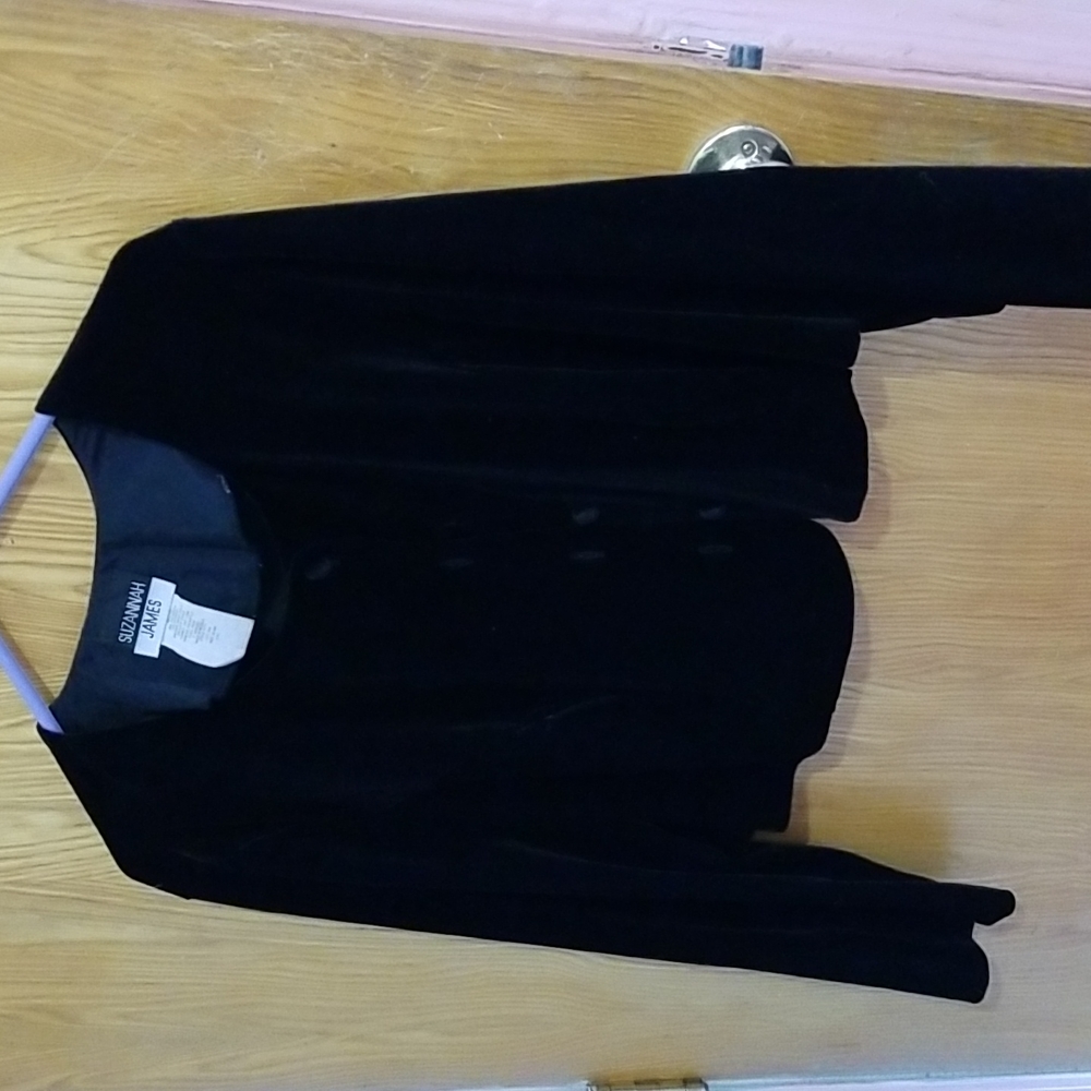 Black cropped jacket